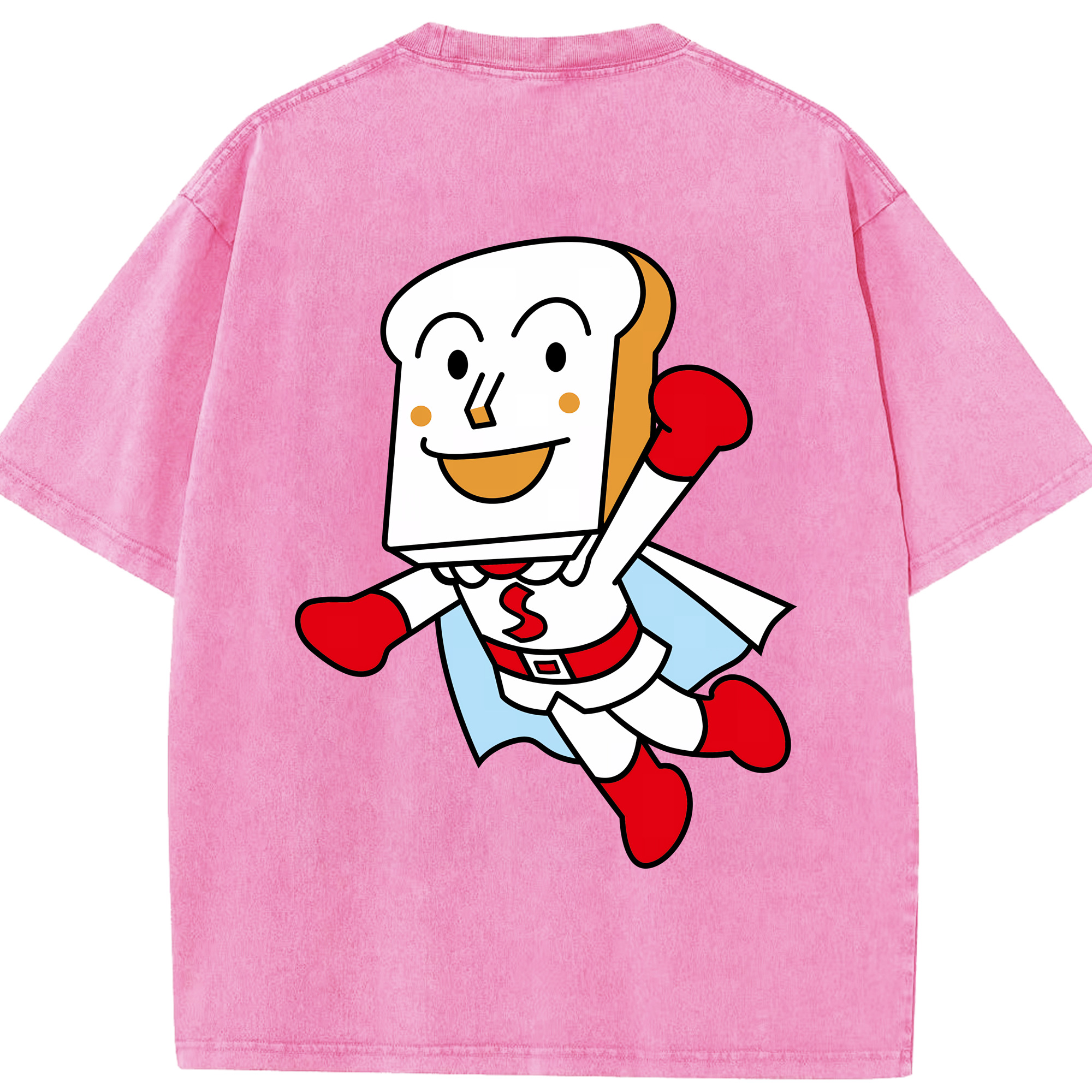 （画像用） アンパンマン Anpanman 綿100% ヴィンテージ風 半袖Tシャツ（背面プリント）